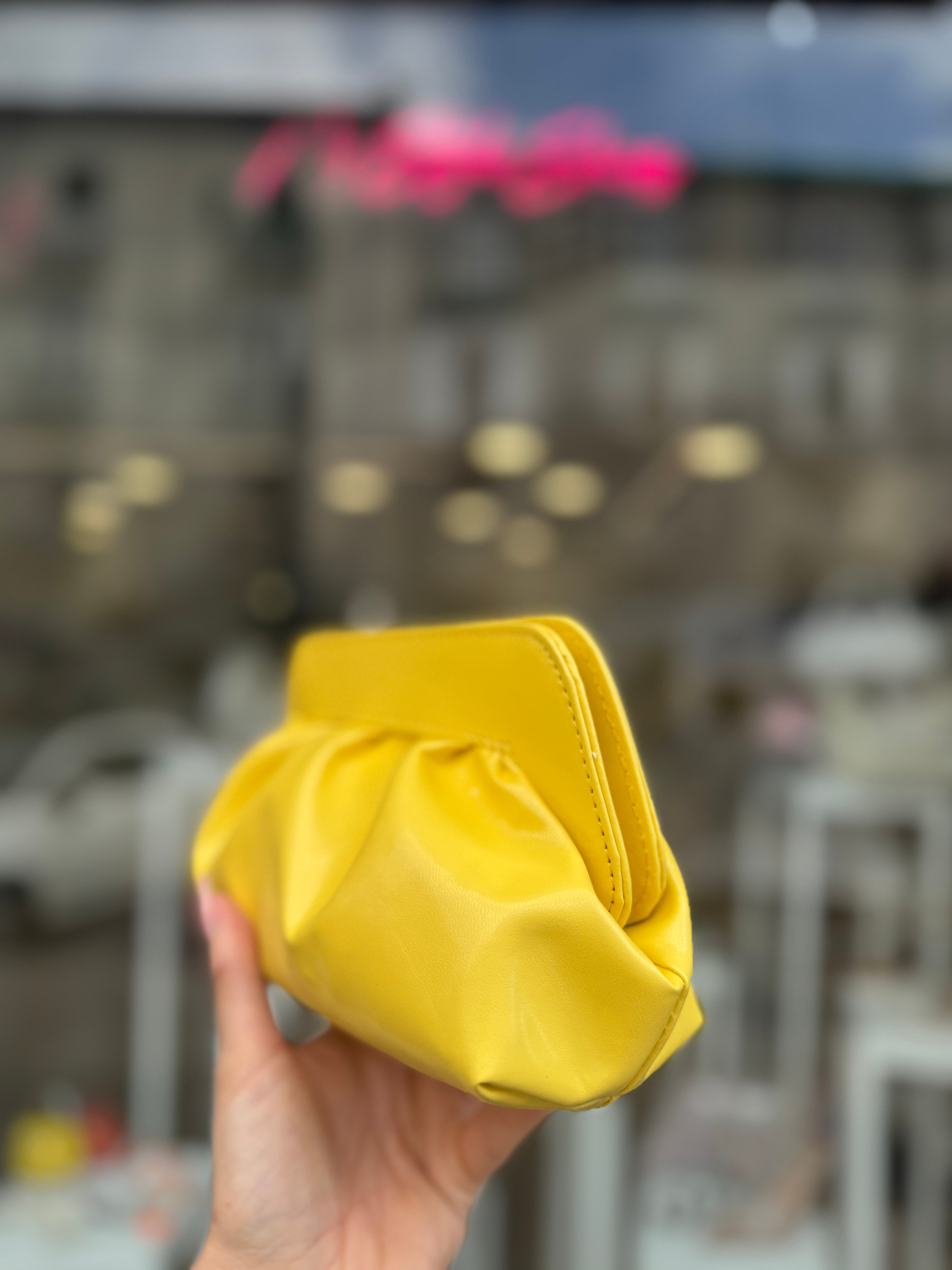 Mini pochette Rachele gialla