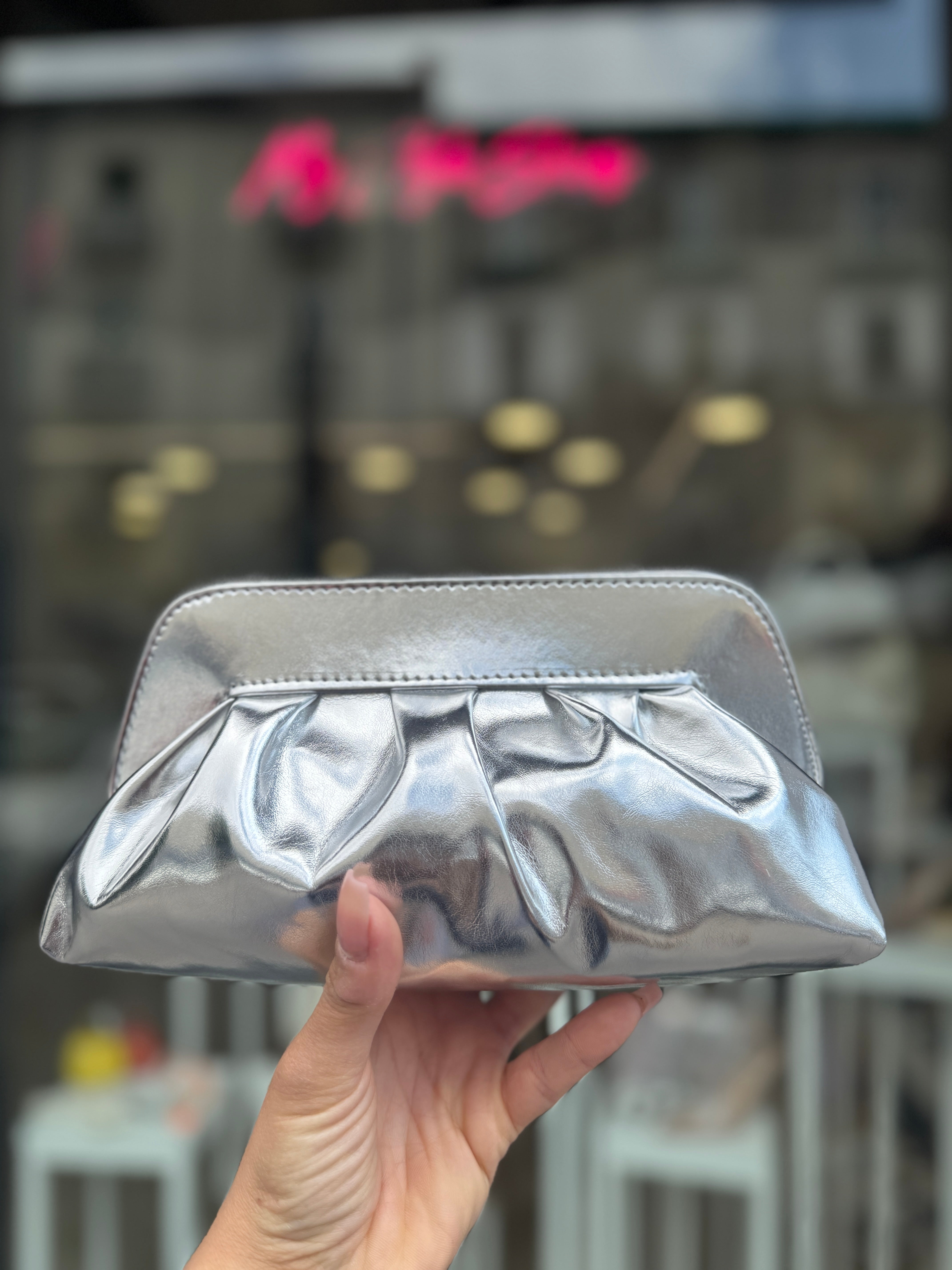 Mini pochette Rachele silver
