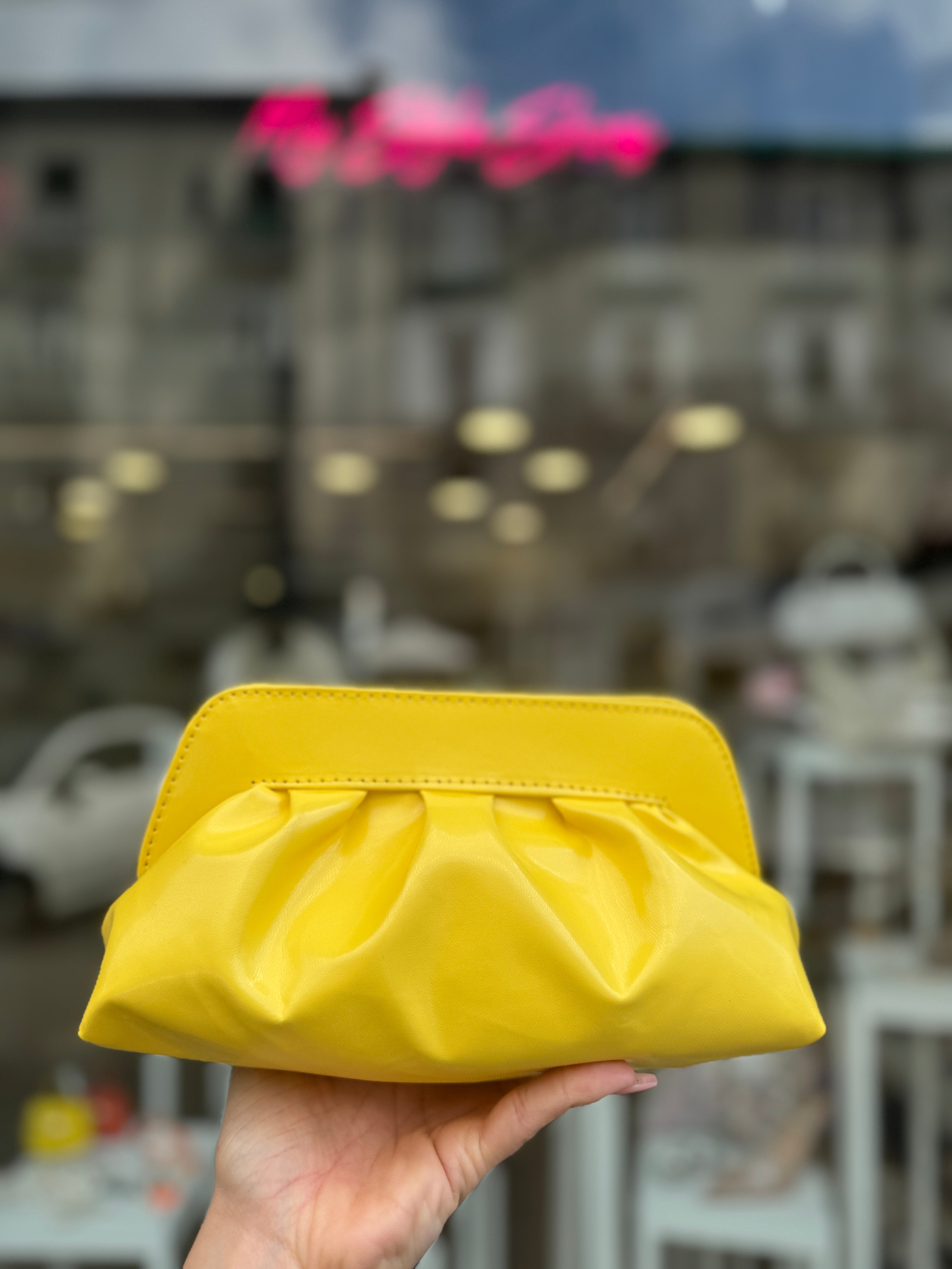 Mini pochette Rachele gialla