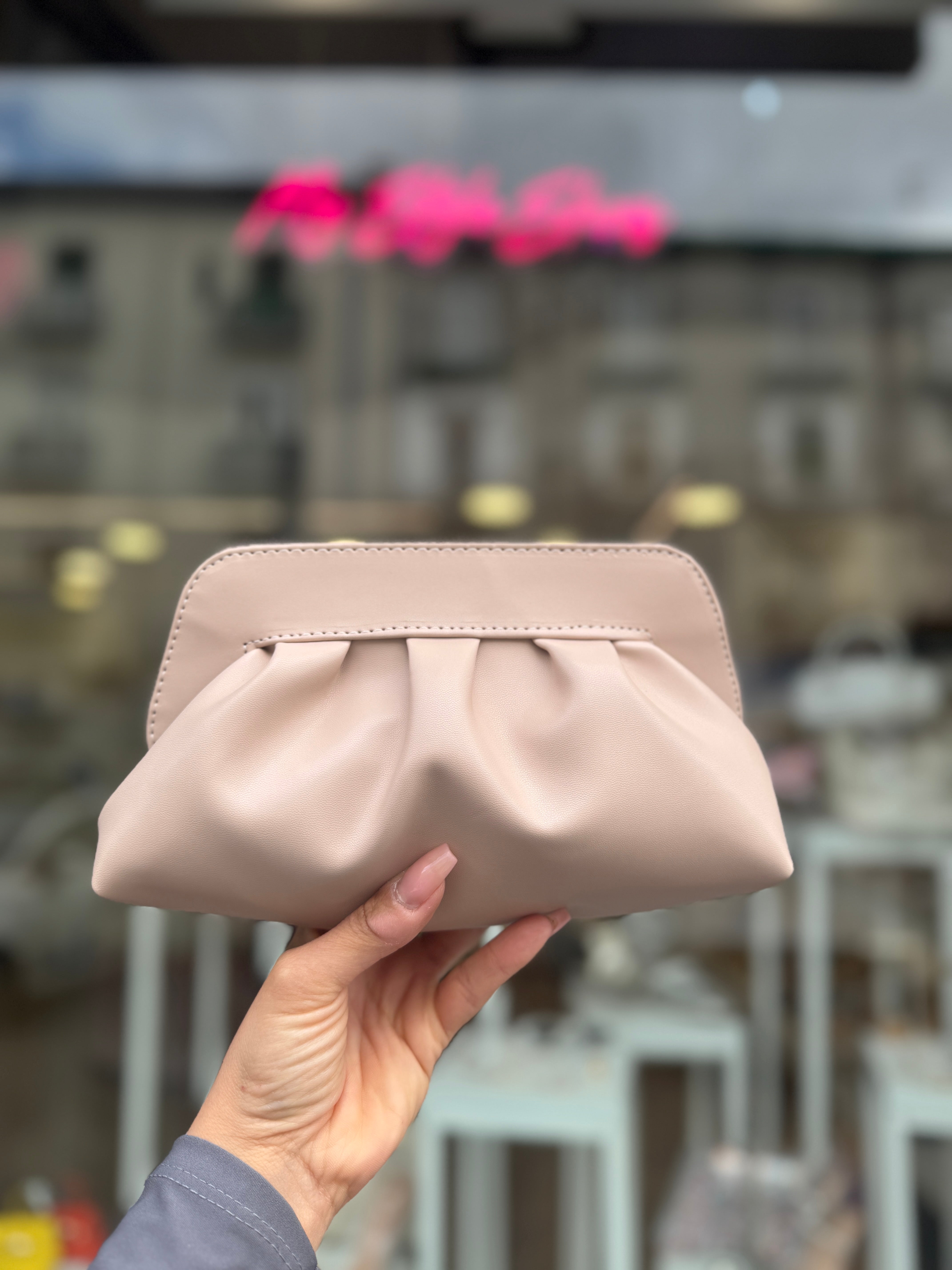 Mini pochette Rachele nude