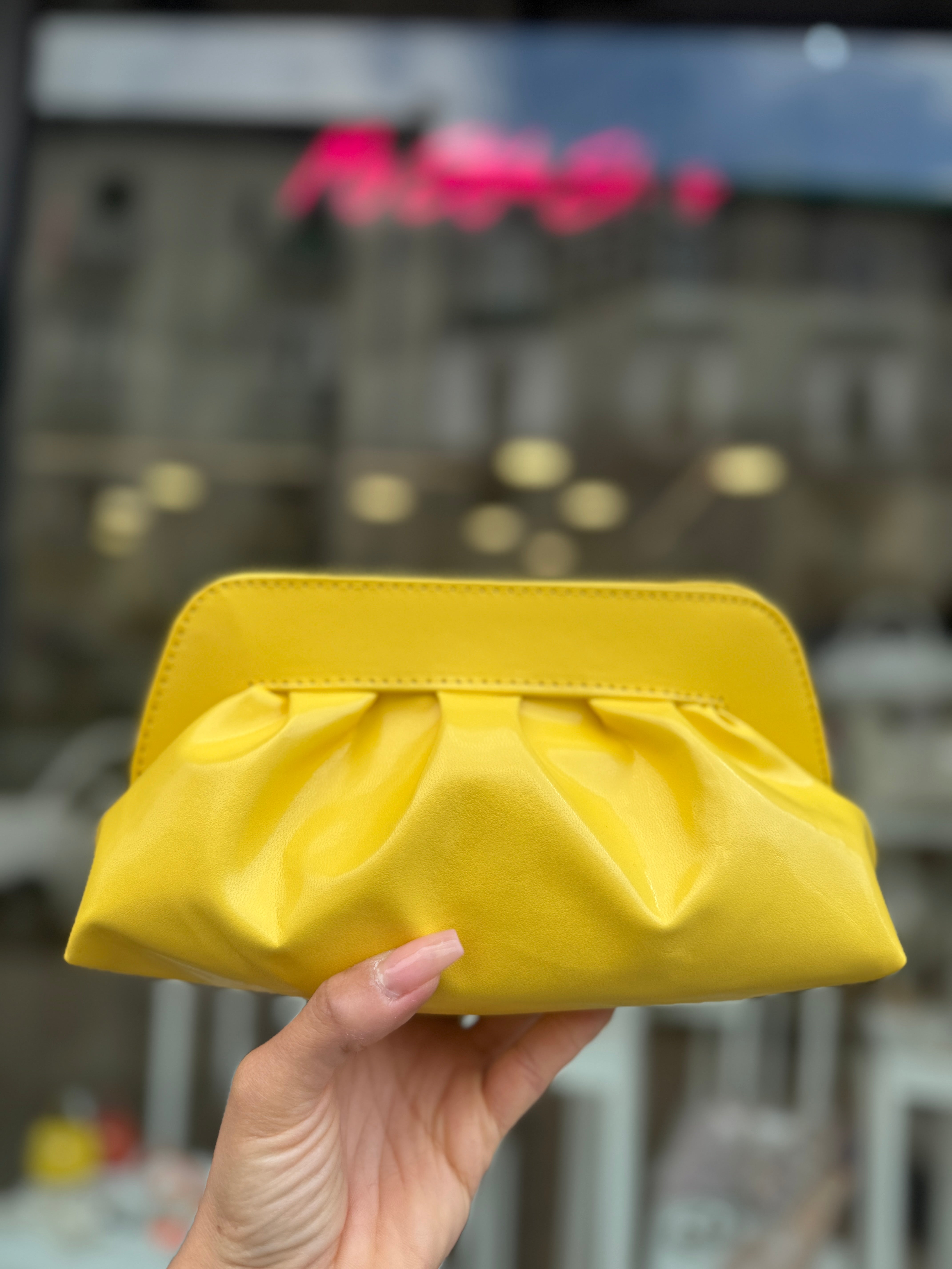Mini pochette Rachele gialla