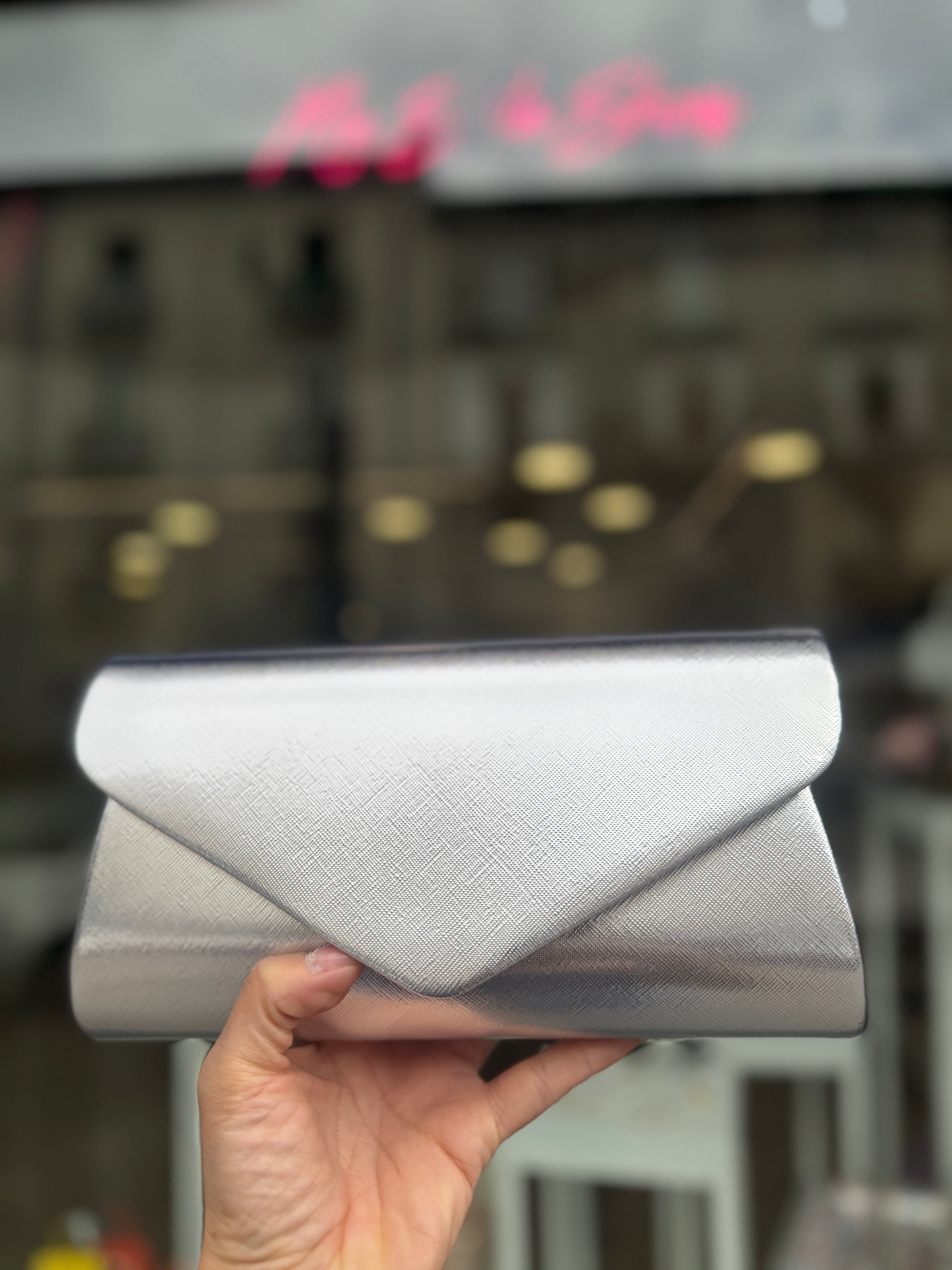 Pochette stella silver