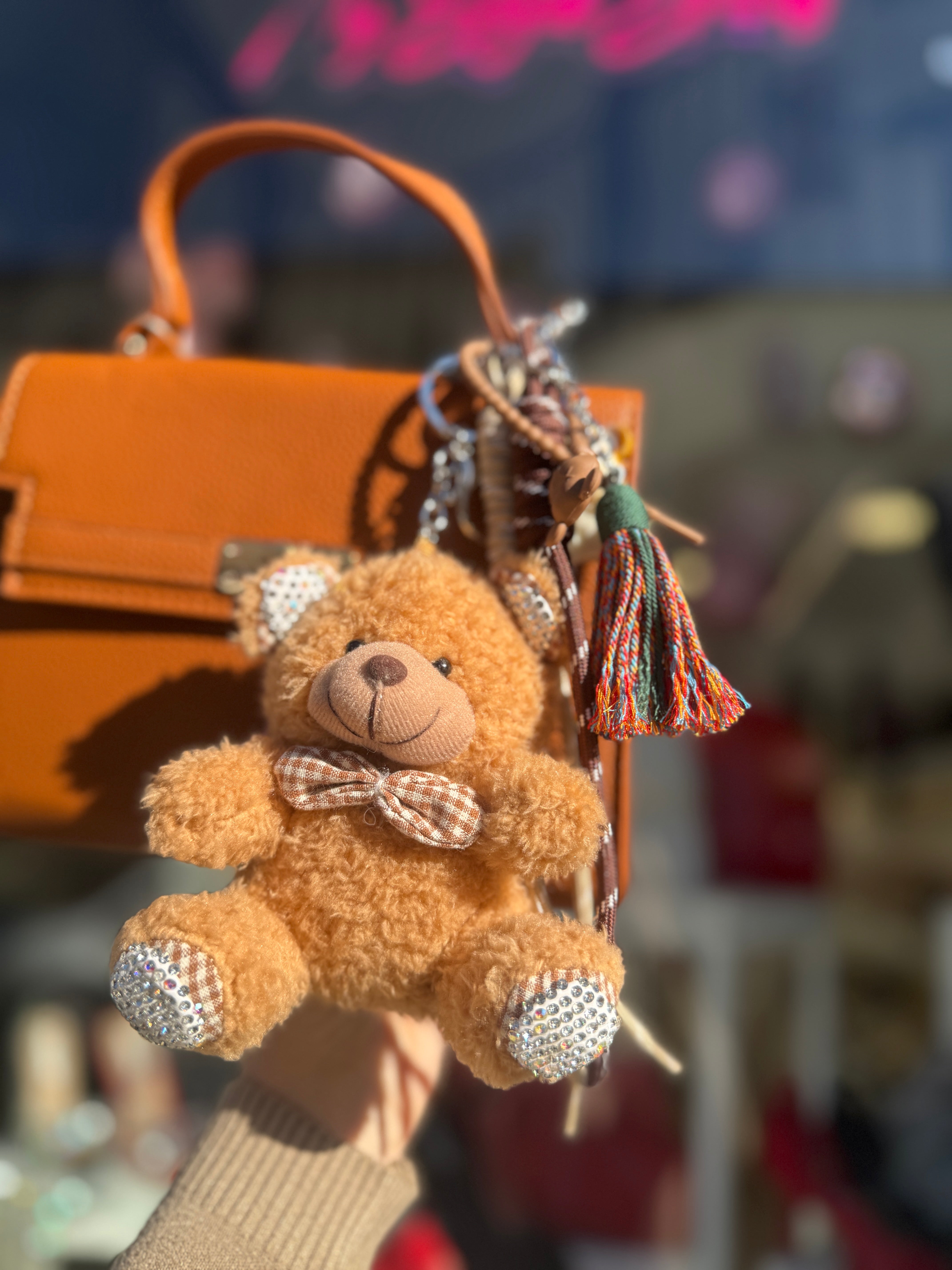 Charm teddy grande camel