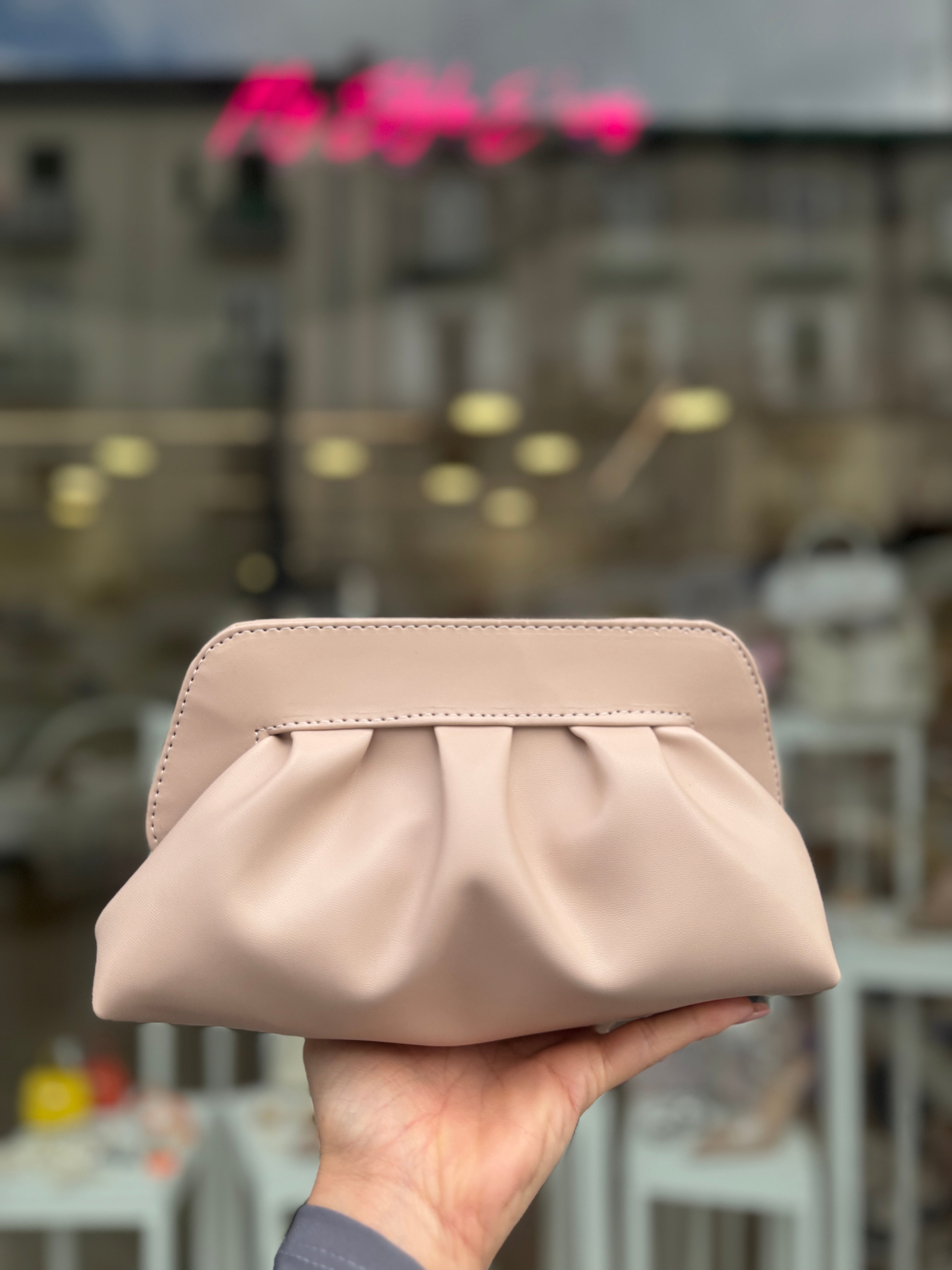 Mini pochette Rachele nude