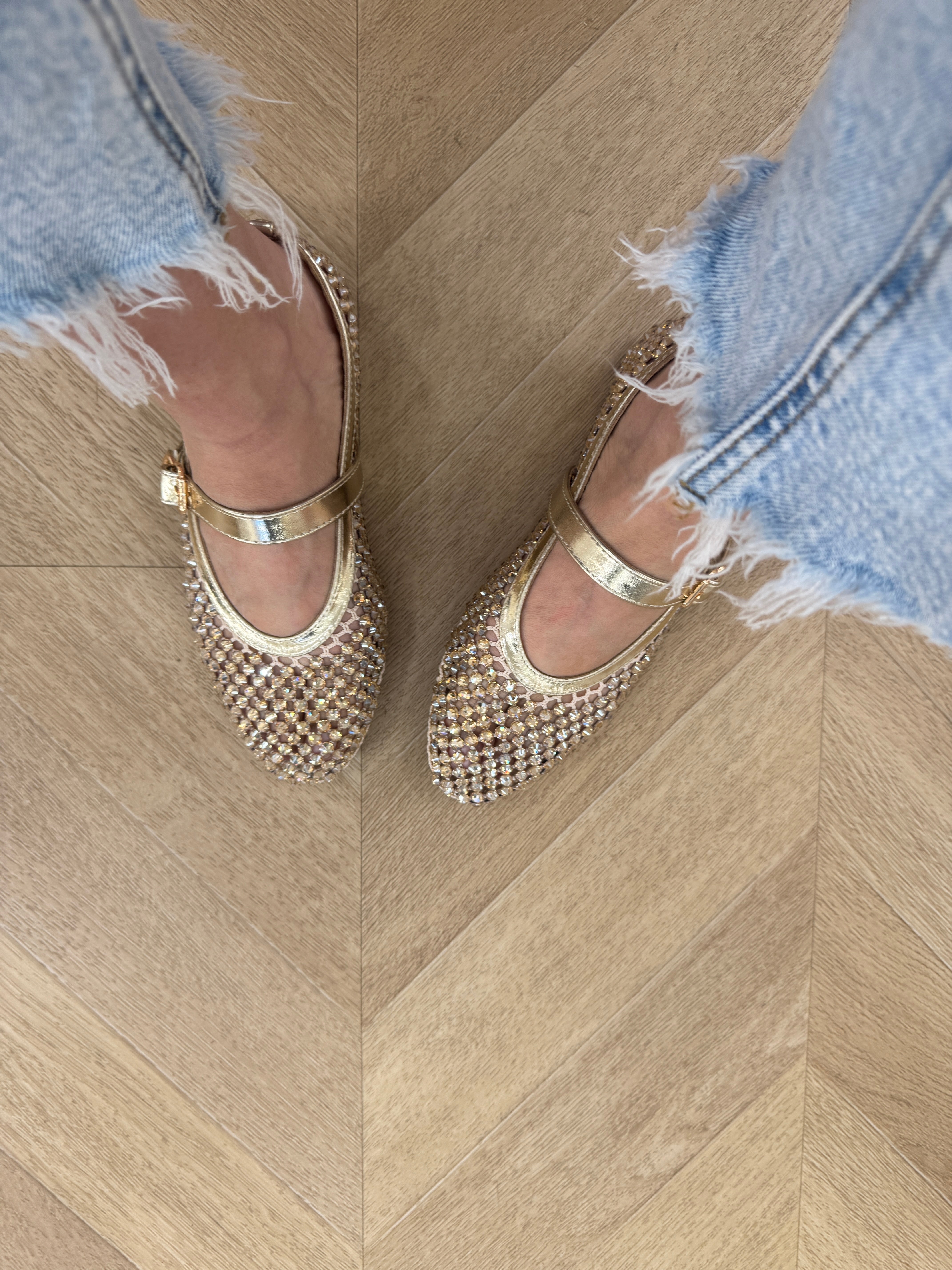 Ballerina Cristal oro
