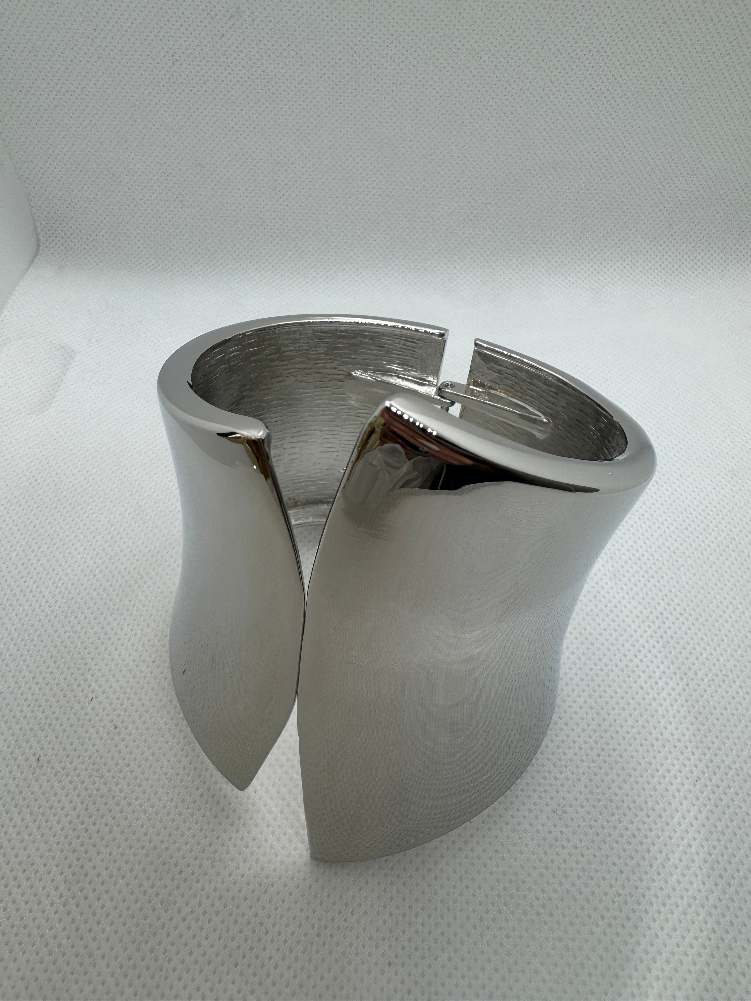 Bracciale schiava simmetrico argento