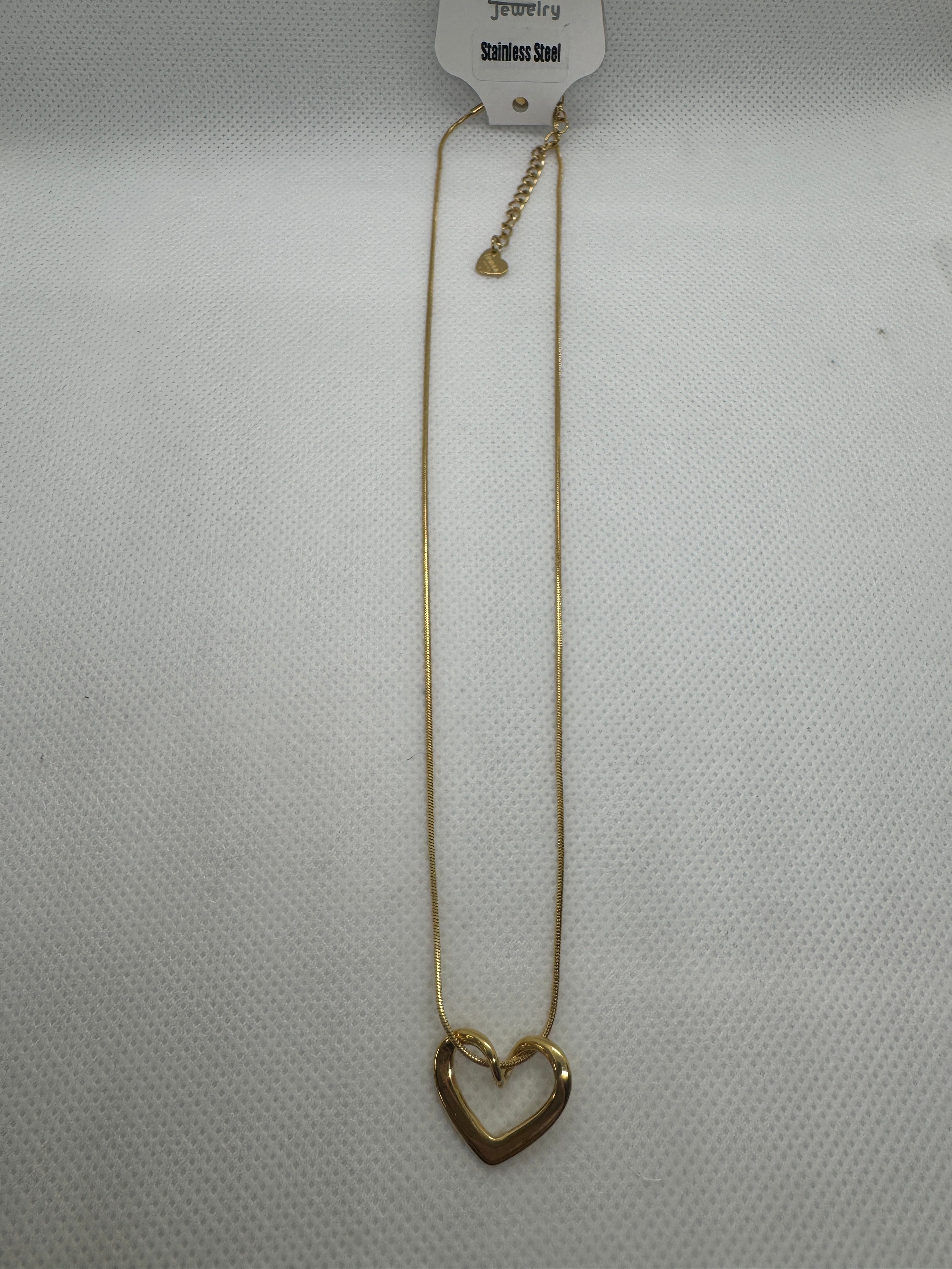 Collana cuore infinito oro