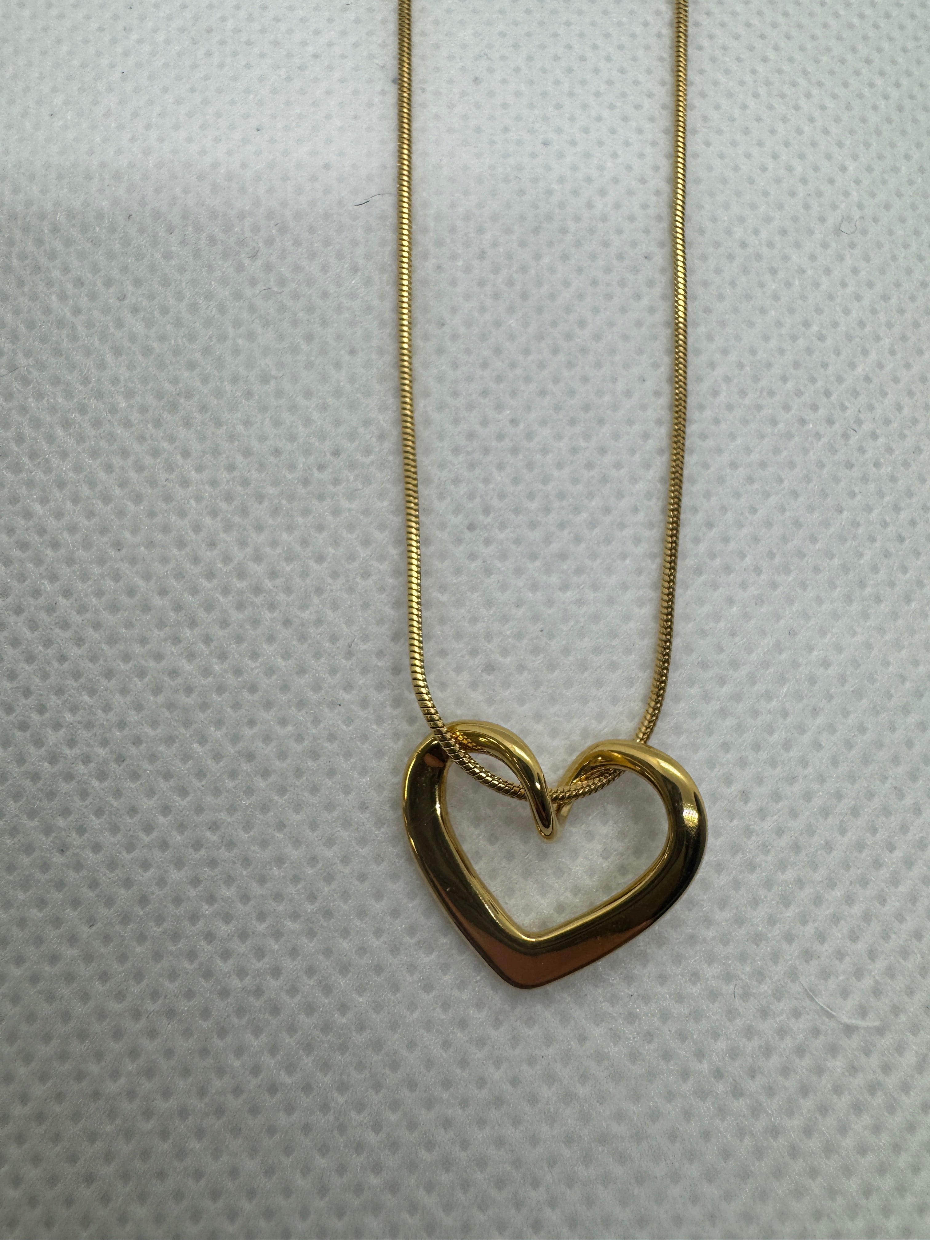 Collana cuore infinito oro