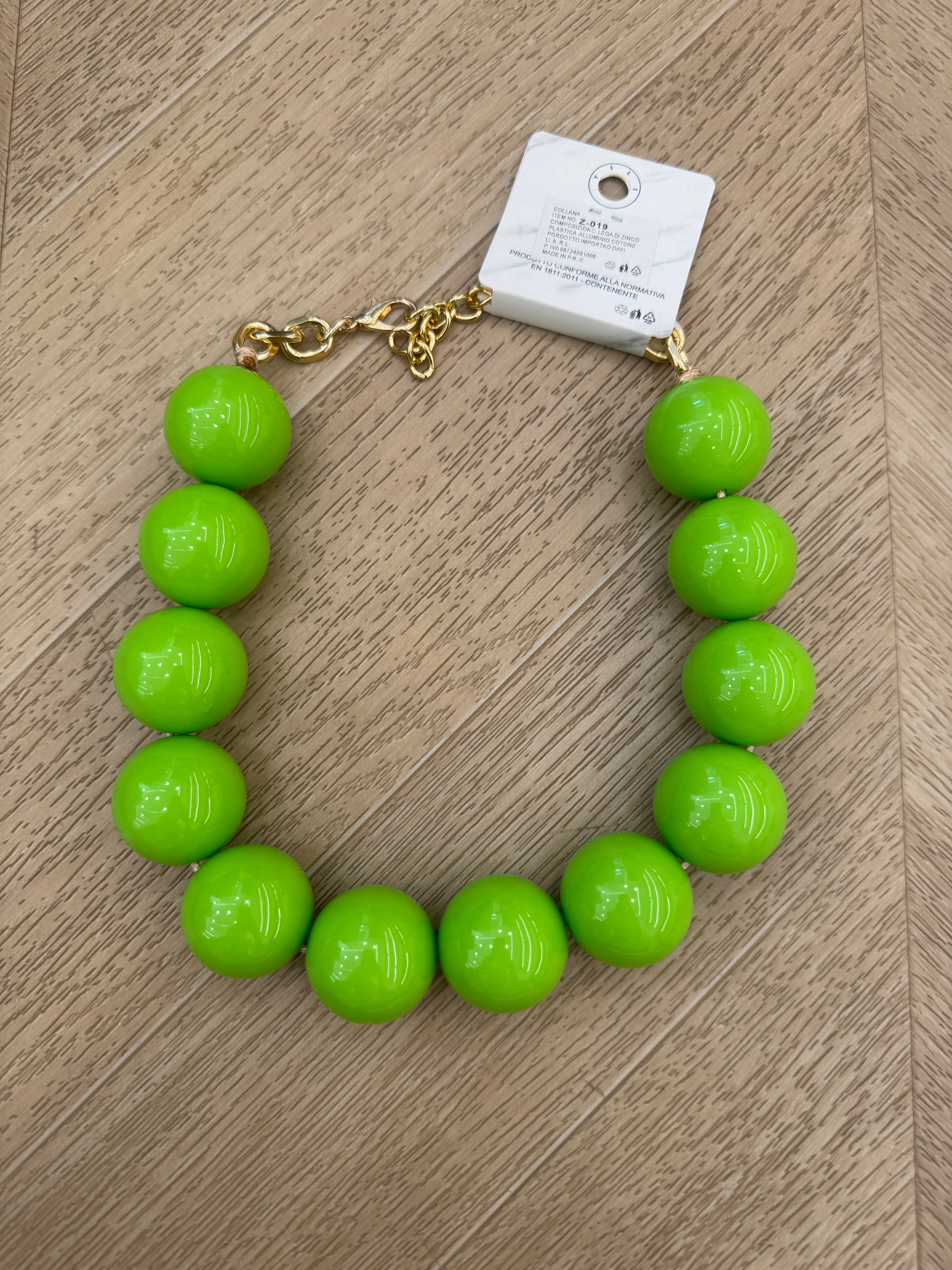 collana positano verde