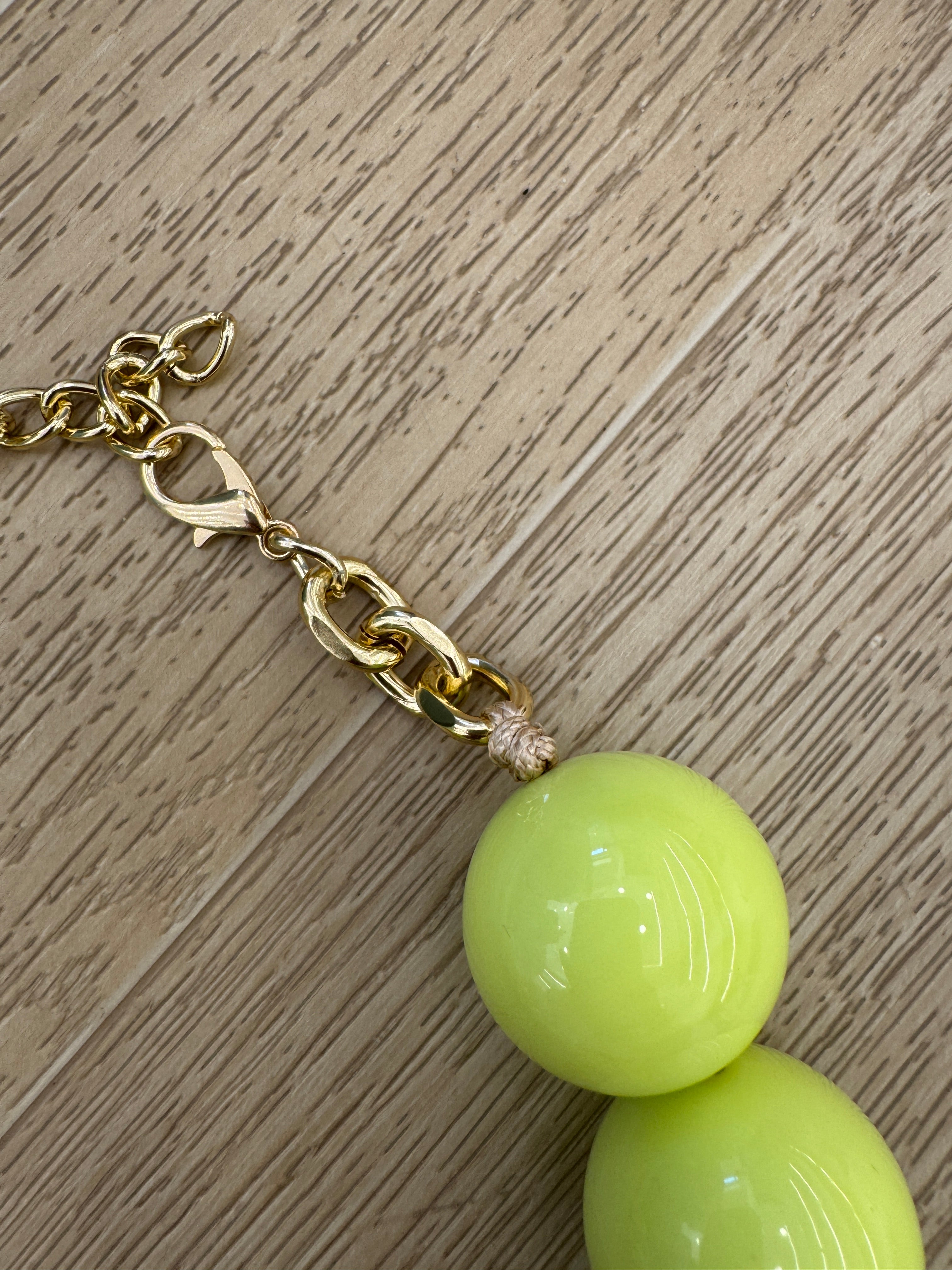 collana positano verde lime