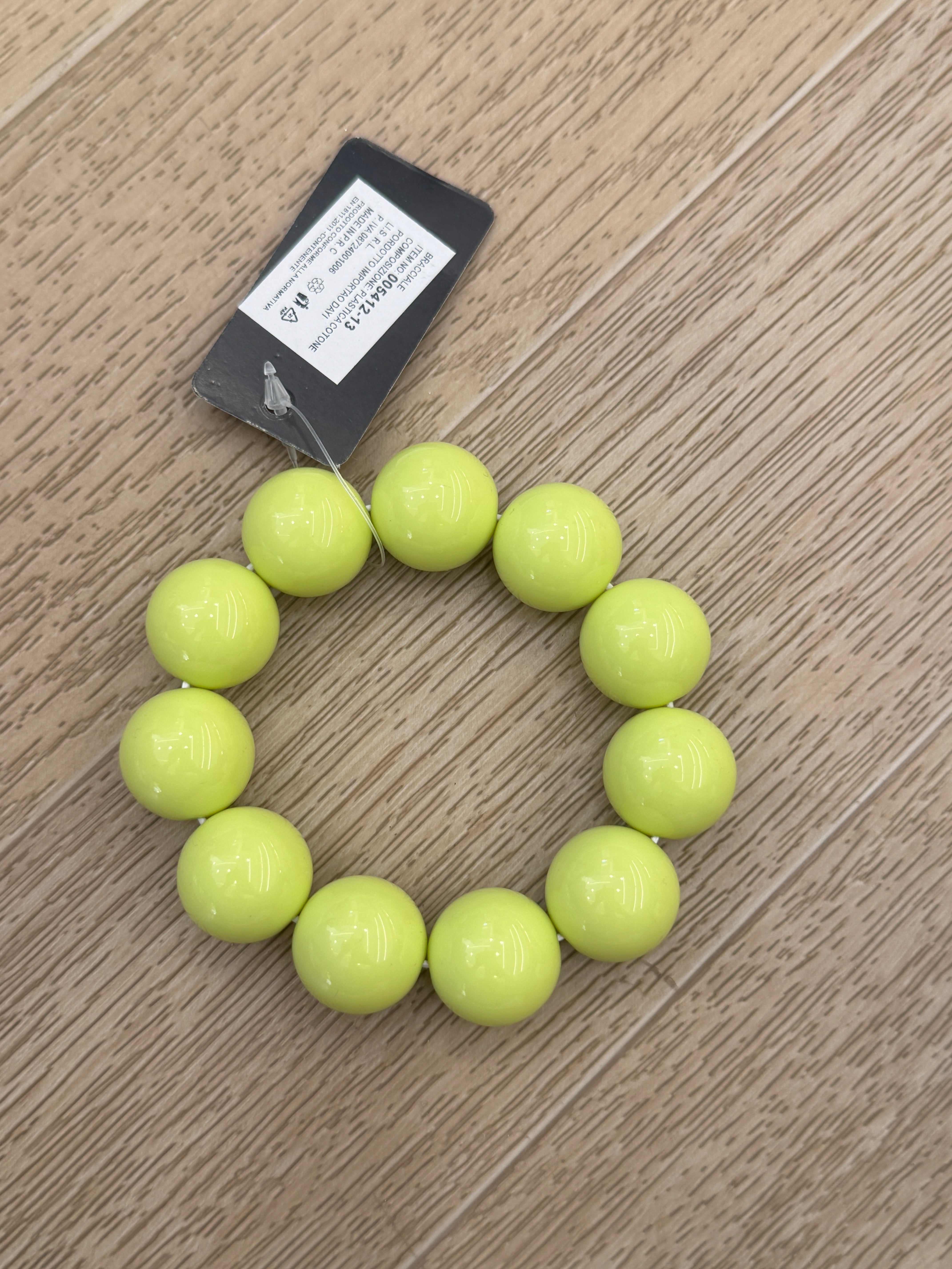 bracciale positano verde lime