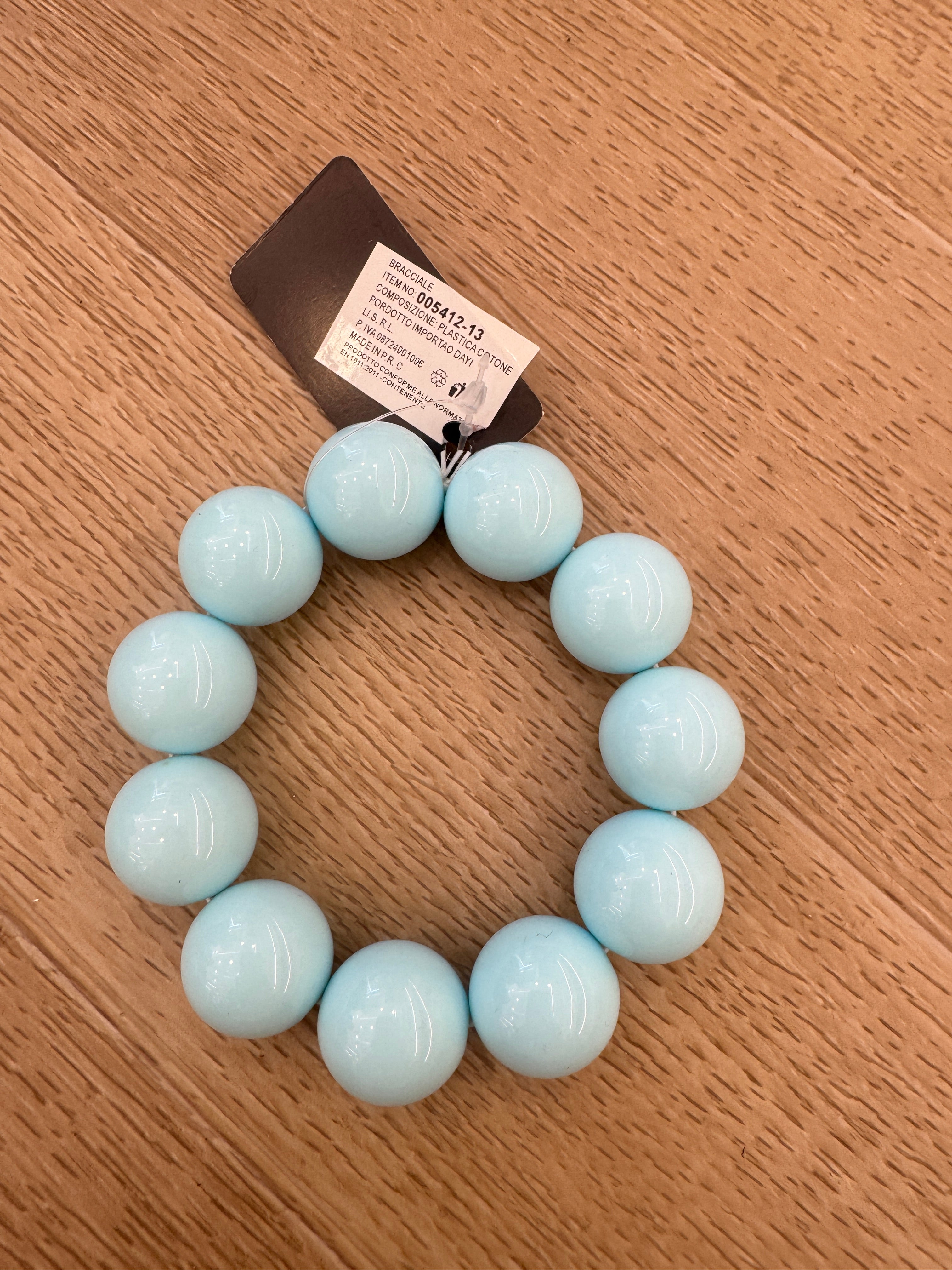 bracciale positano celeste
