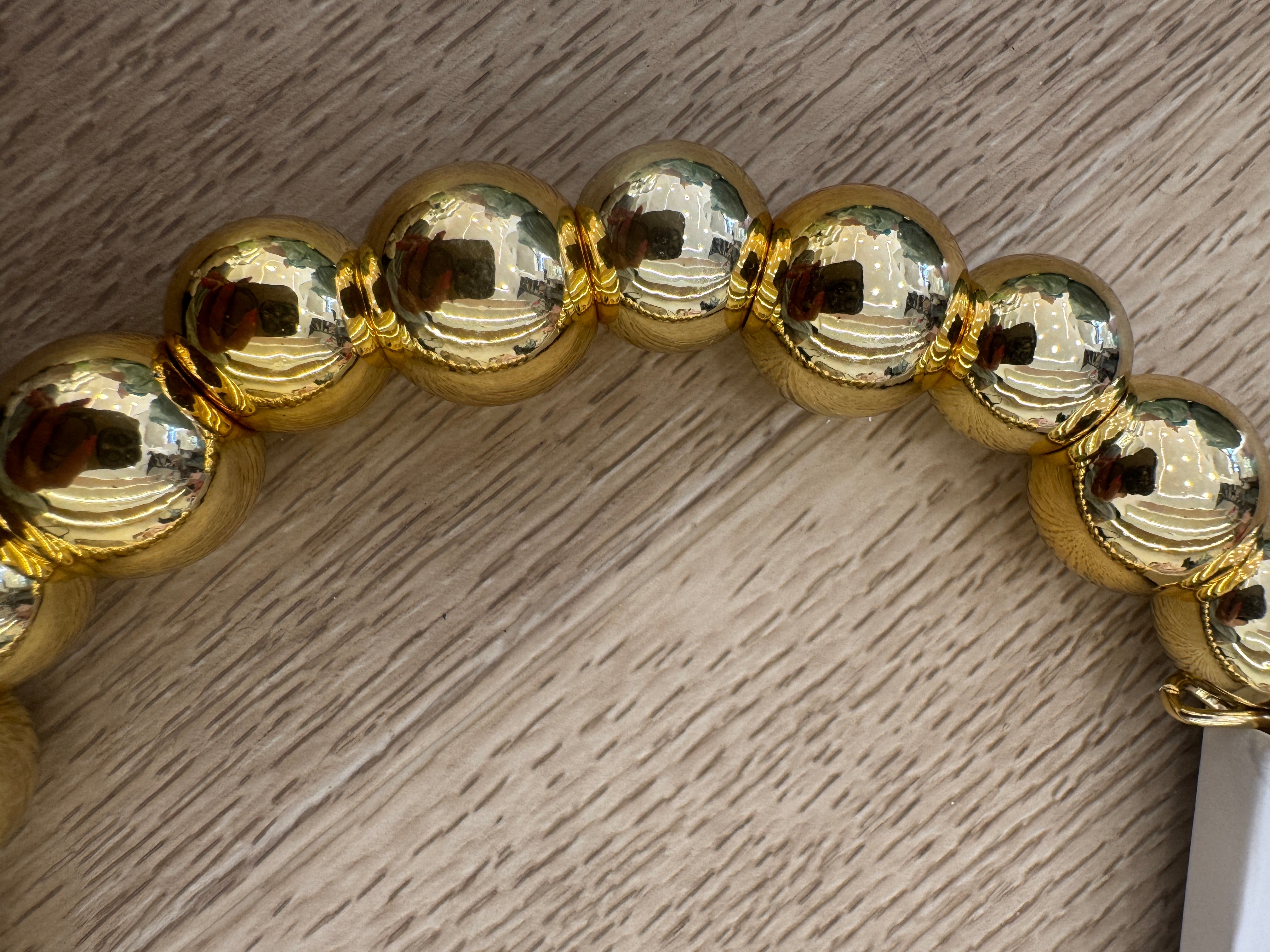 girocollo perle grandi oro