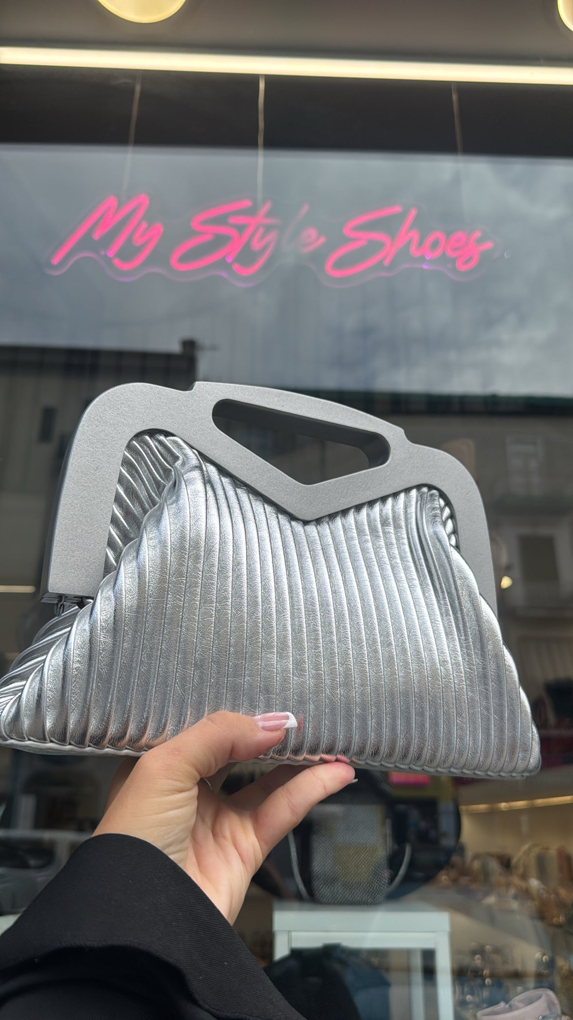 Borsa Carmen silver