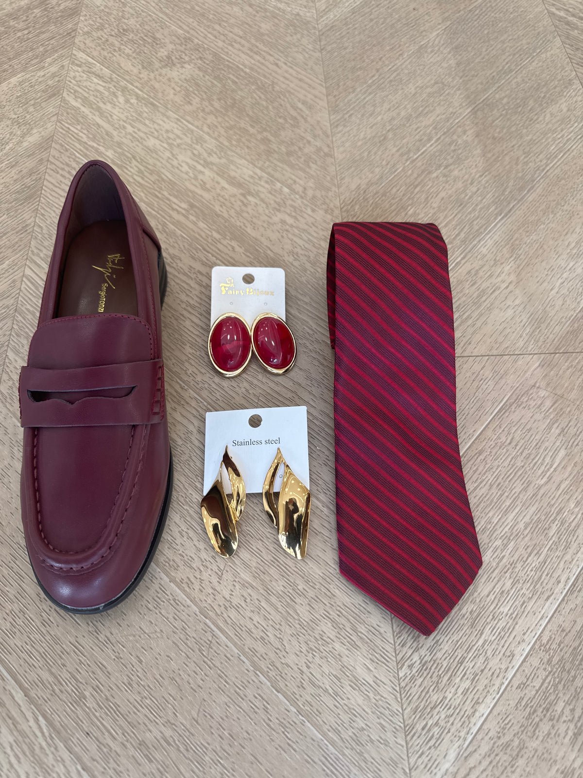 Mocassino Valery bordeaux
